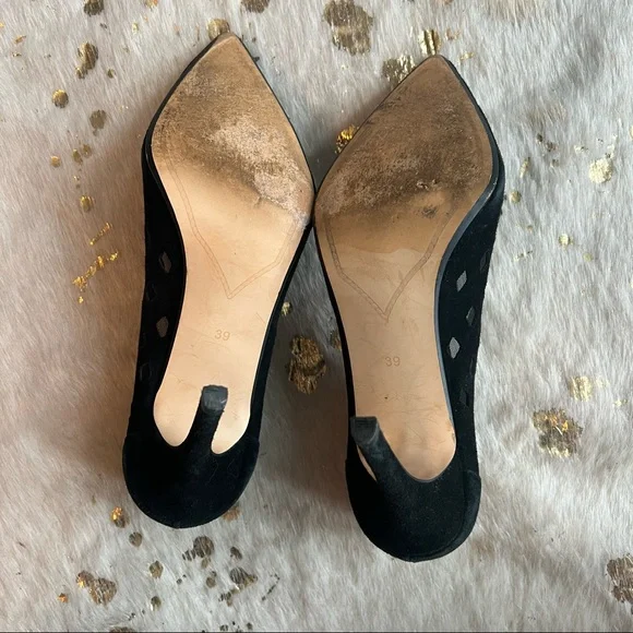 Dune London 39 Aloraa Cut-Out High Heel Court Shoes - Picture 5 of 9